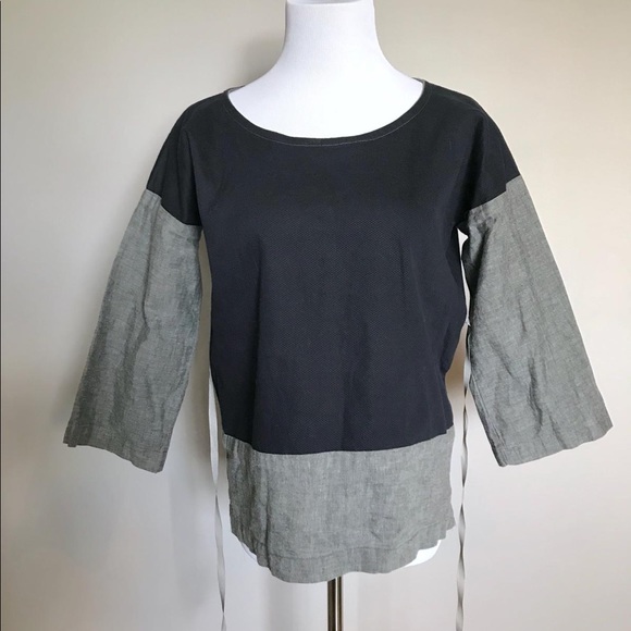 Vintage handmade cotton box cut top - Picture 2 of 6